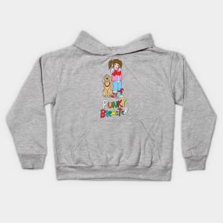 Punky Brewster Cartoon Kids Hoodie